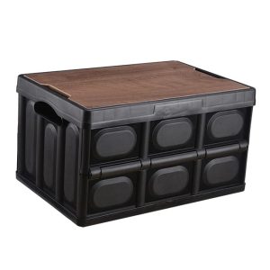 55L Fold Up Storage Camping Box 52cm x 35.3 x 29 -JG20375287