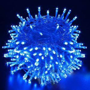 20M Clear Cable Blue LED String Fairy Light with Interconnecting Cable - ZYF-D190
