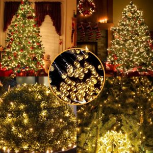 10M Warm White LED Inter-Connecting Black Cable Fairy Light - ZYF-D82