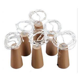 3M Warm White Copper Wire Cork Bottle Fairy Lights Pack of 50 - ZYF-D236