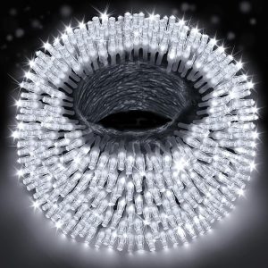 100M LED White Cable Fairy Light With 8 Combination Setting Mode - ZYF-D202 9V