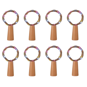 3M RGB Copper Wire Cork Bottle Fairy Lights Pack of 50 ZYF-D234
