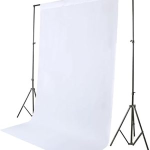 Premium Green 3x6m Muslin Backdrop Cloth with 3x3m Backdrop Stand for Studio Photography